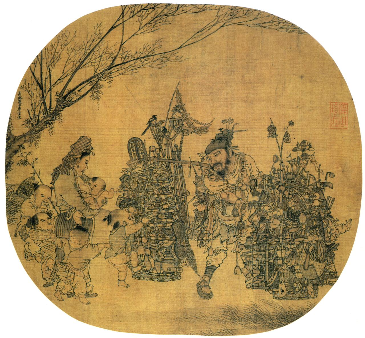 漫談南宋李嵩的「骷髏幻戲圖」 | 財團法人覺風佛教藝術文化基金會